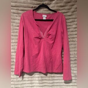 Fashion Bug Pink Long Sleeve Top